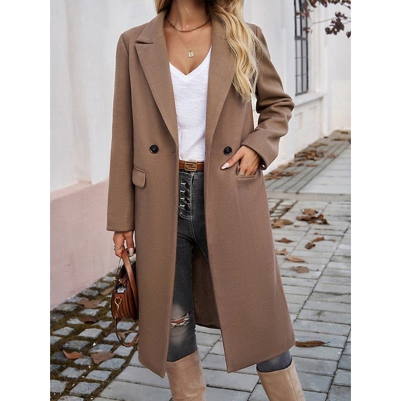 Fiona | Wool Longline Blazer for Women