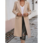Fiona | Wool Longline Blazer for Women