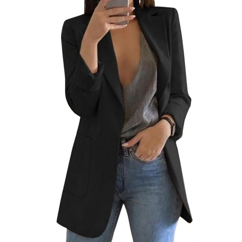 Fiorella | Oversized Blazer with Welt Pockets for Women