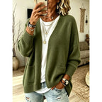 Florence | Open Front Long Cardigan with Pockets for Women