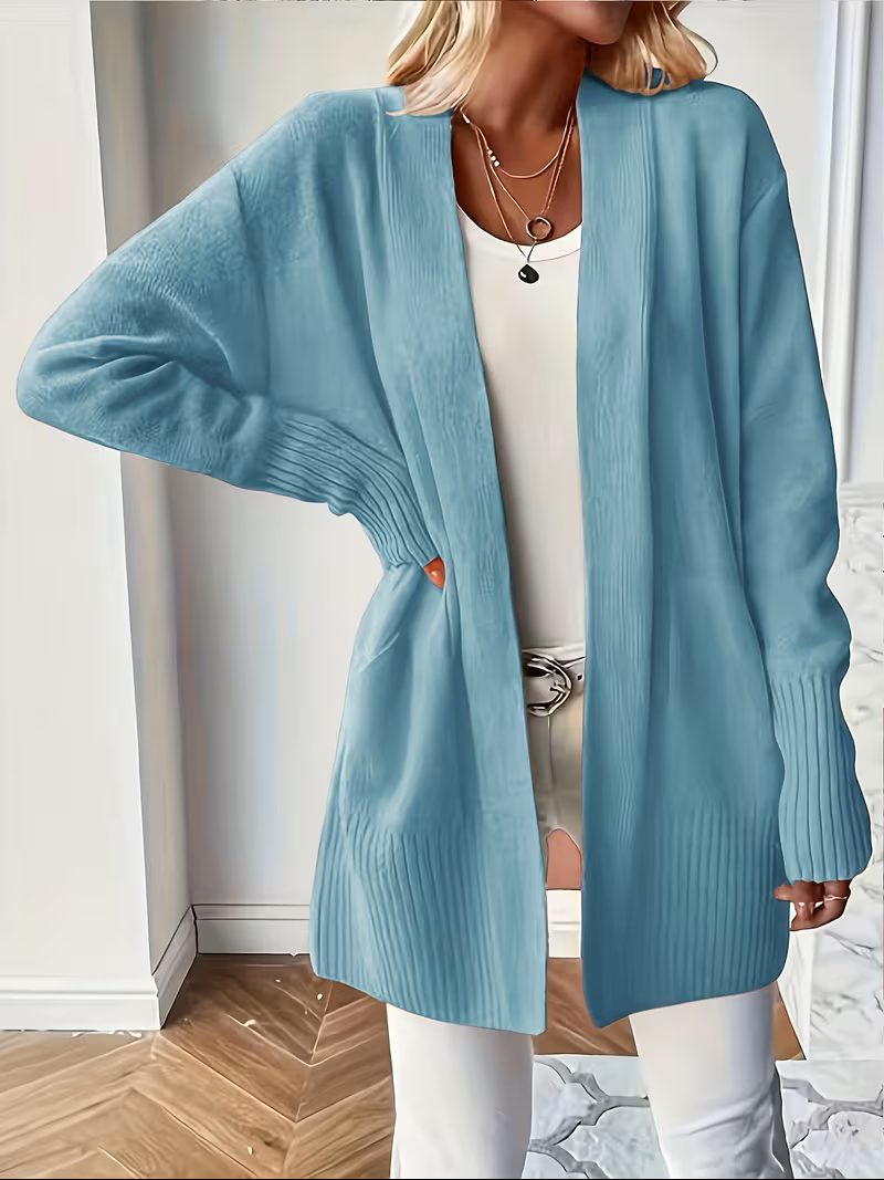 Galatea | Open Front Long Cardigan for Women