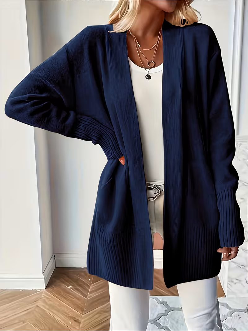 Galatea | Open Front Long Cardigan for Women