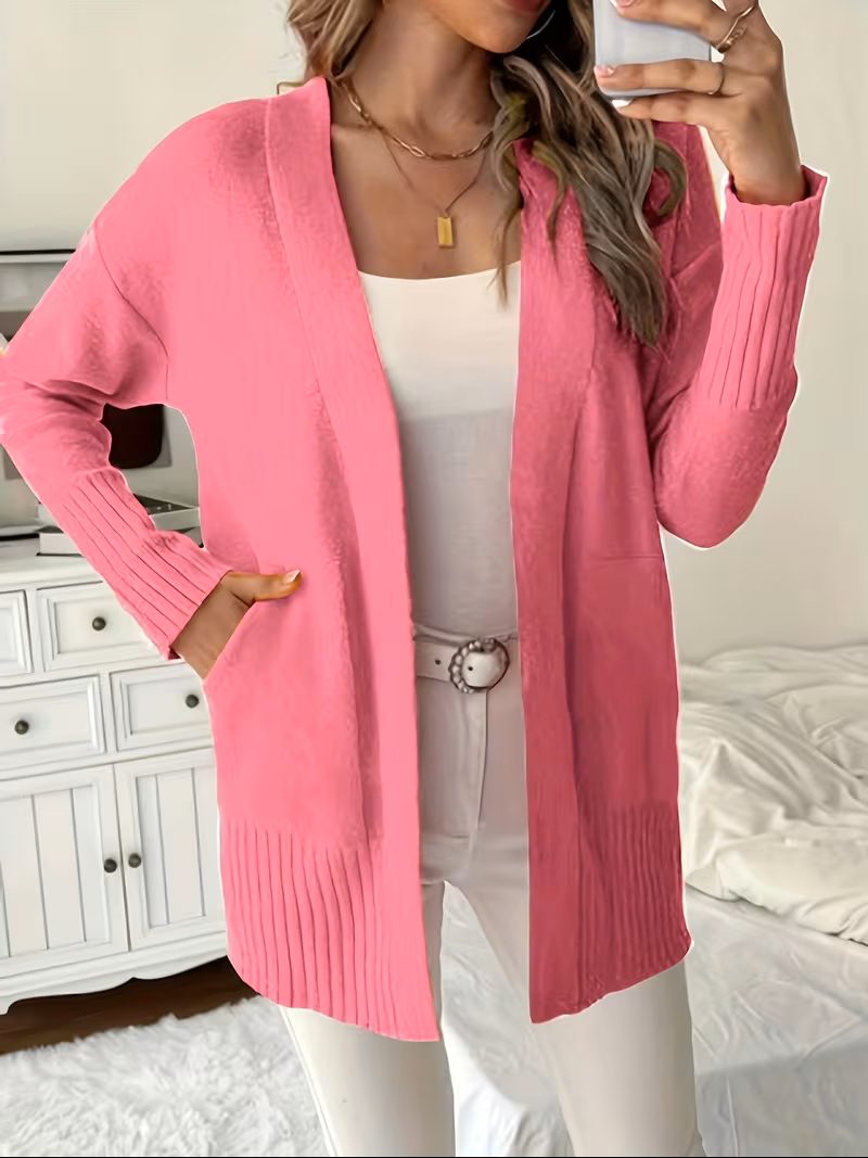 Galatea | Open Front Long Cardigan for Women