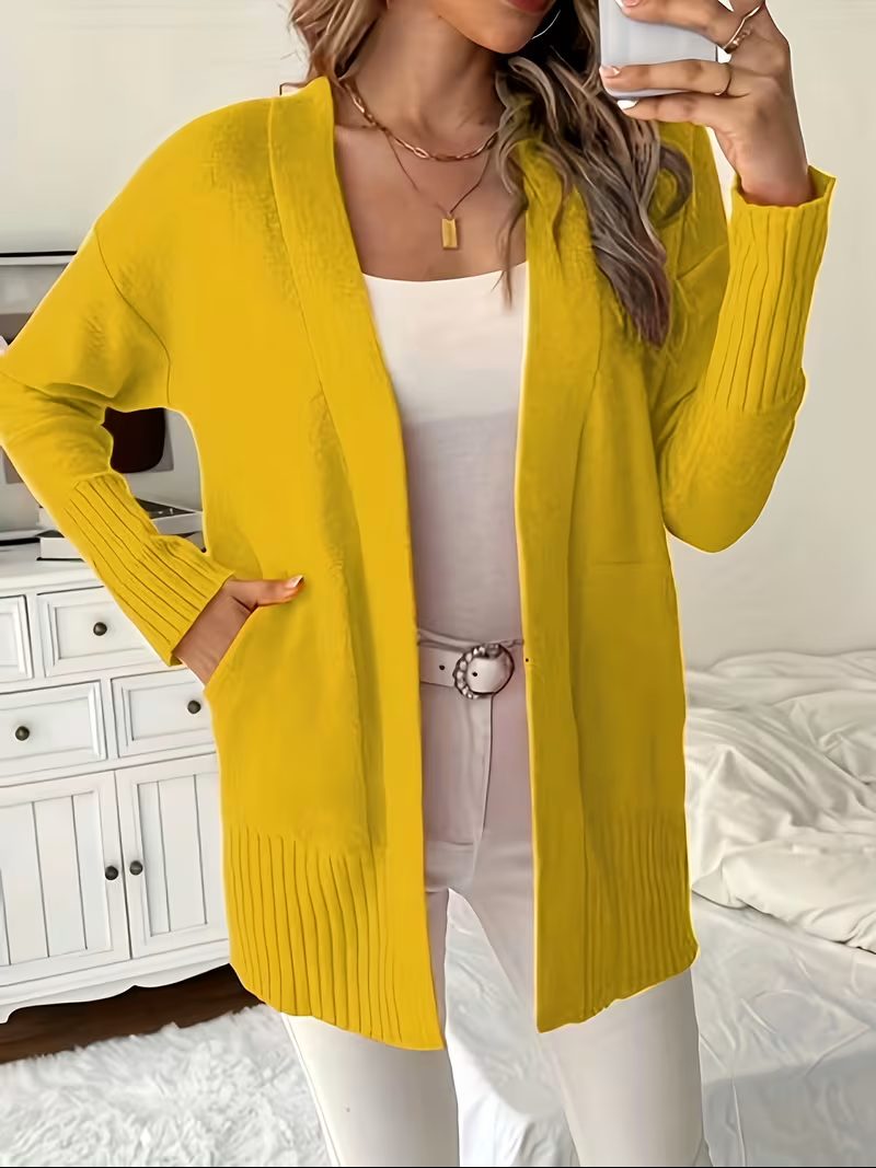 Galatea | Open Front Long Cardigan for Women