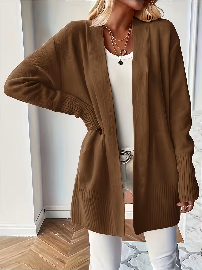 Galatea | Open Front Long Cardigan for Women
