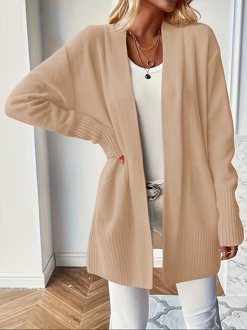 Galatea | Open Front Long Cardigan for Women