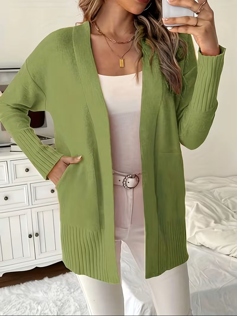Galatea | Open Front Long Cardigan for Women