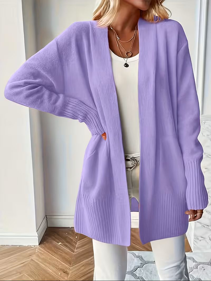 Galatea | Open Front Long Cardigan for Women