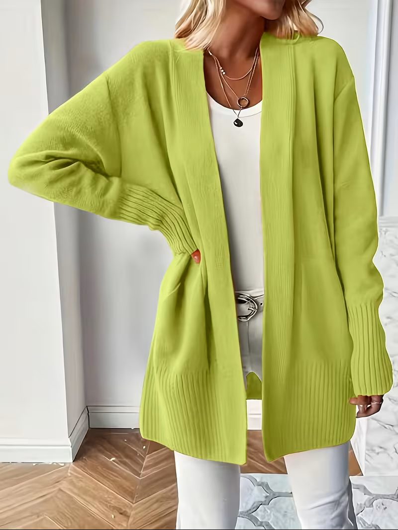 Galatea | Open Front Long Cardigan for Women