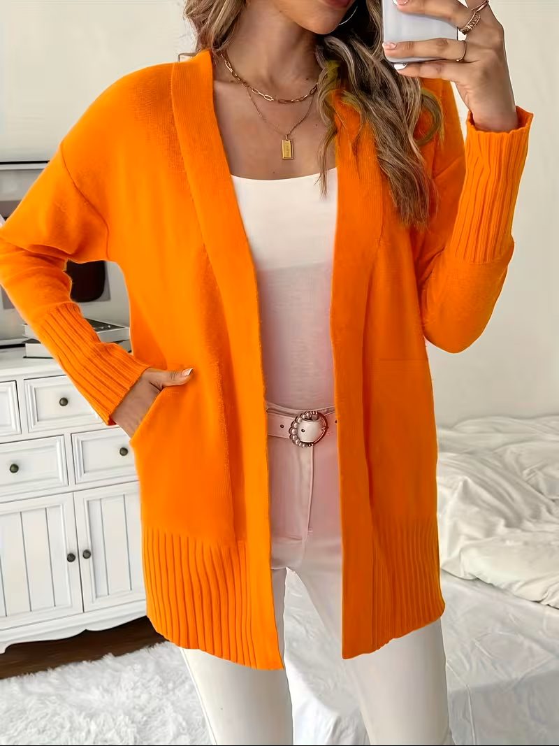 Galatea | Open Front Long Cardigan for Women