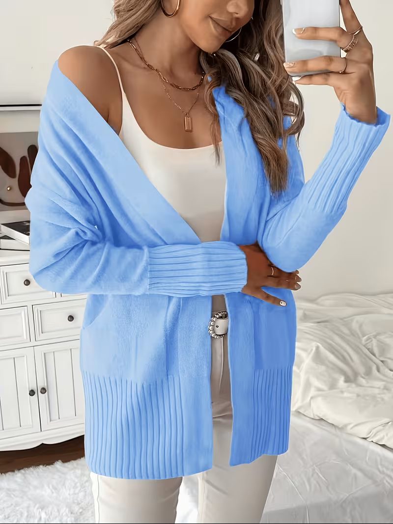 Galatea | Open Front Long Cardigan for Women