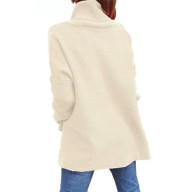 Gwen | Oversized Jumper with Roll Neck for Women