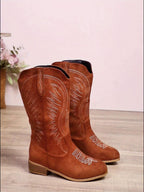 Gwendolyn | Western Cowboy Boots with Embroidery for Women