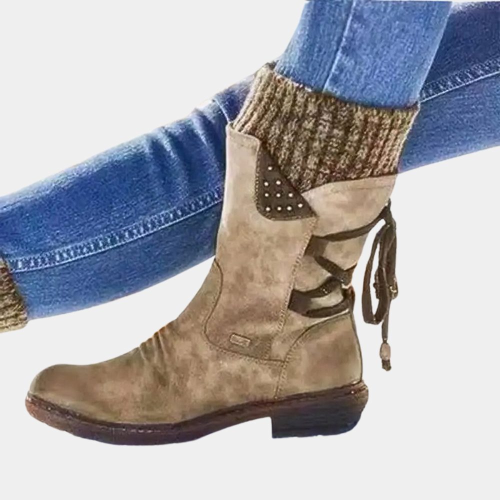 Hildegarde | Snow Boots with Lace-Up for Women