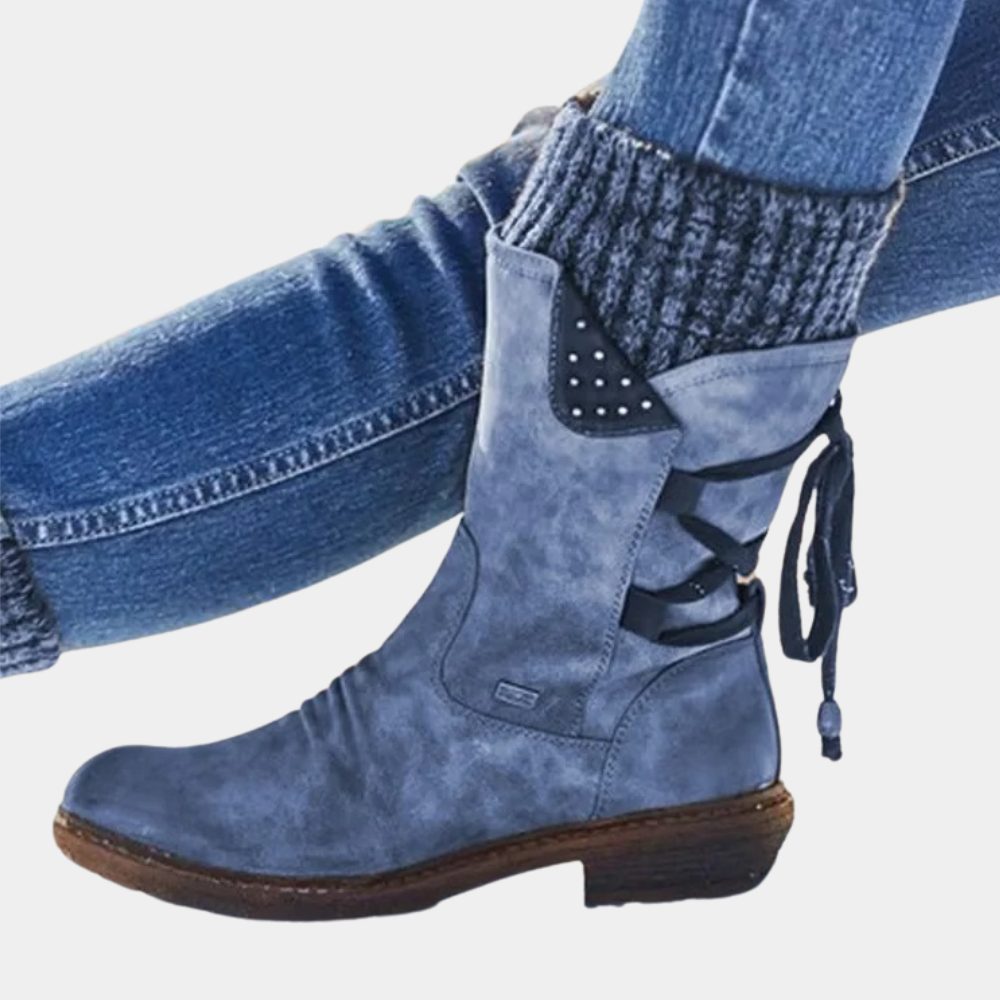 Hildegarde | Snow Boots with Lace-Up for Women