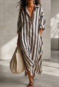 Mediterranean Stripes Dress