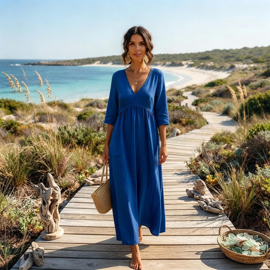 Natural Breeze Long Dress