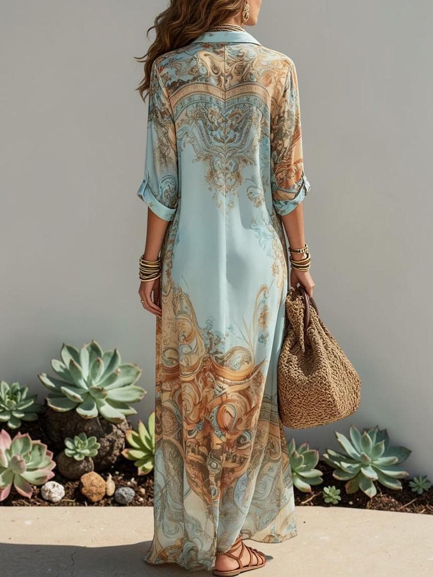 Bohemian Print Dress