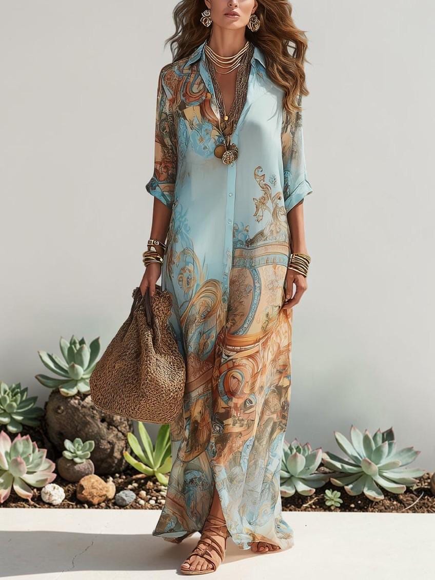 Bohemian Print Dress