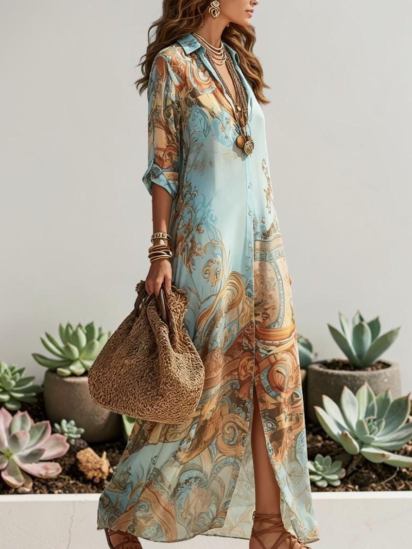 Bohemian Print Dress