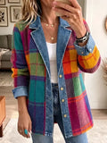 Maribel™ Vintage Plaid Quilted Jacket