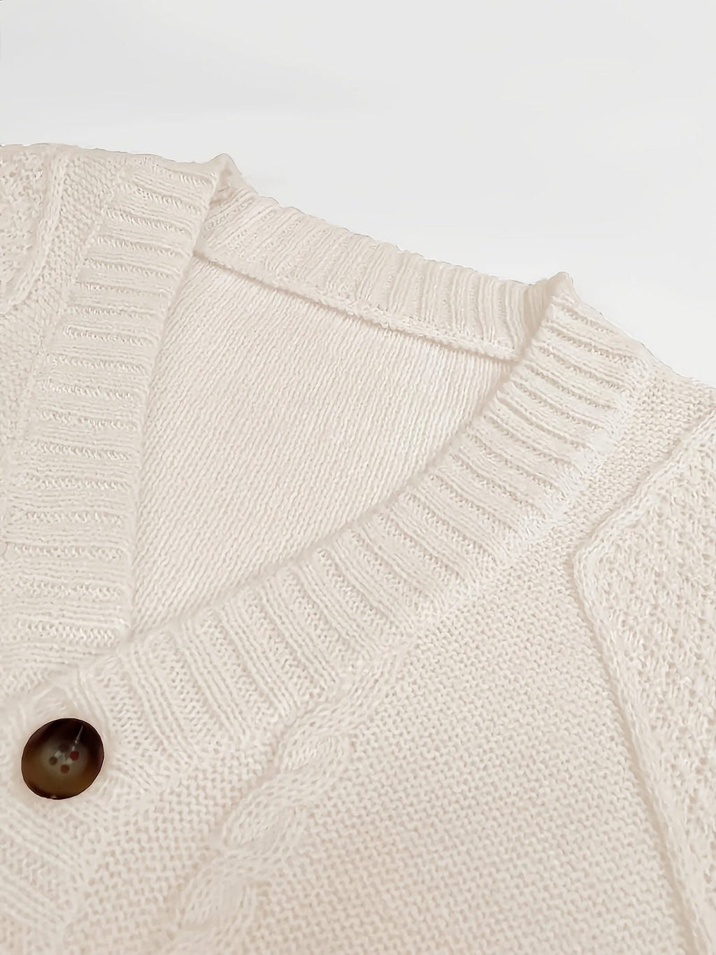 Isabeau | Cable Knit Button Cardigan for Women