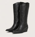 Isabel | Western Calf High Boots with Pointed Toe for Women