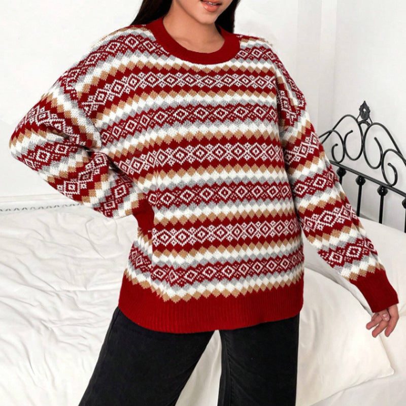 Jardena | Fair Isle Knit Sweater for Women