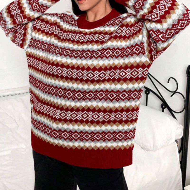 Jardena | Fair Isle Knit Sweater for Women