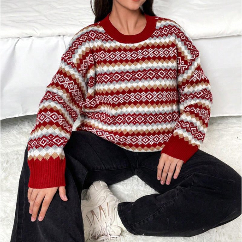 Jardena | Fair Isle Knit Sweater for Women