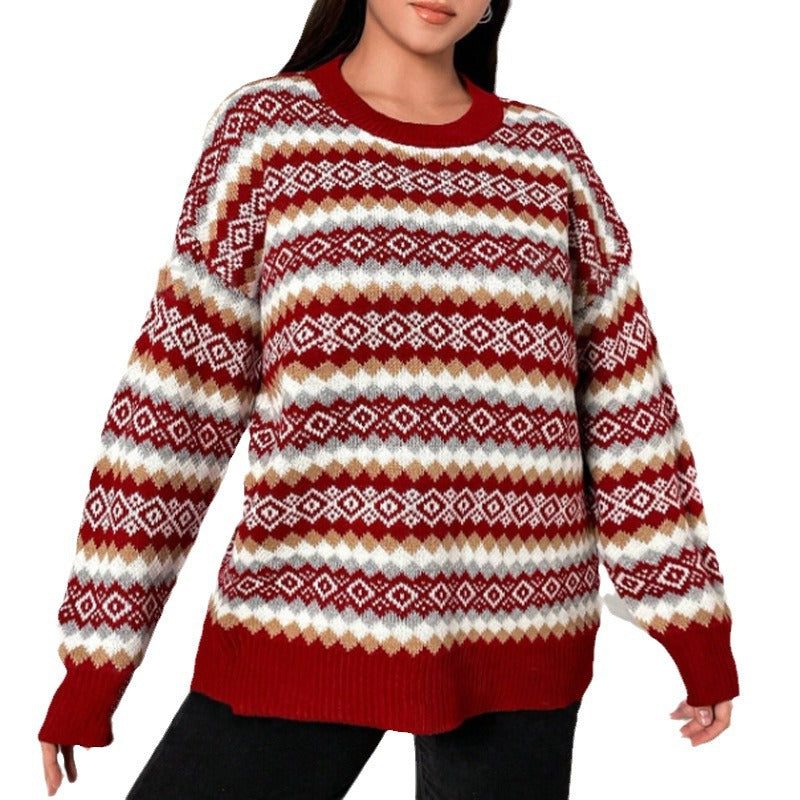 Jardena | Fair Isle Knit Sweater for Women