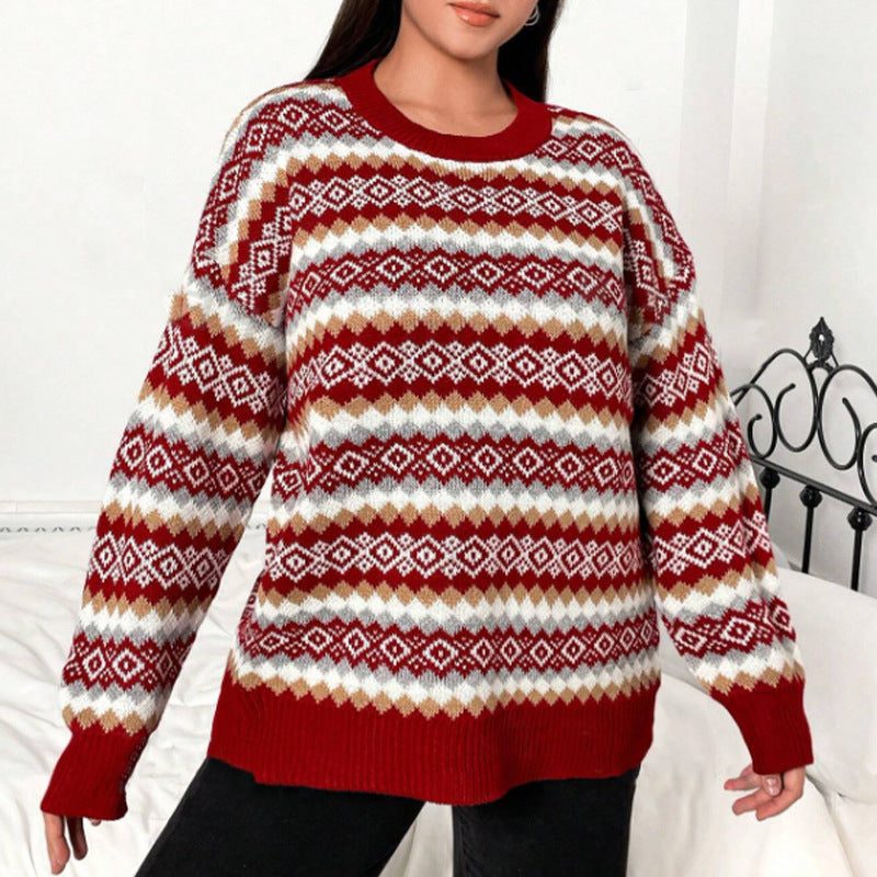 Jardena | Fair Isle Knit Sweater for Women