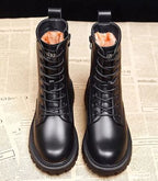 Justina | Ankle Snow Boots with Lace-Up for Women