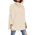 Kalliope | Ribbed Knit Turtleneck Sweater for Women