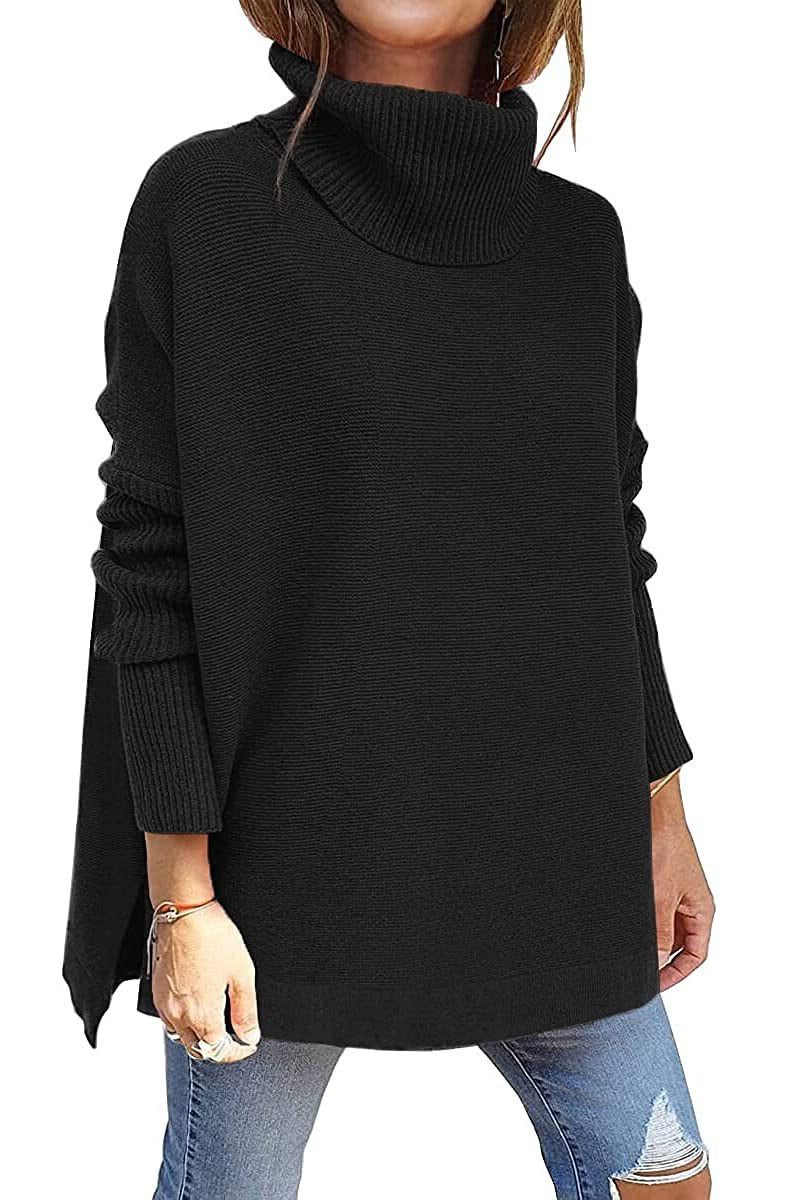 Kalliope | Ribbed Knit Turtleneck Sweater for Women