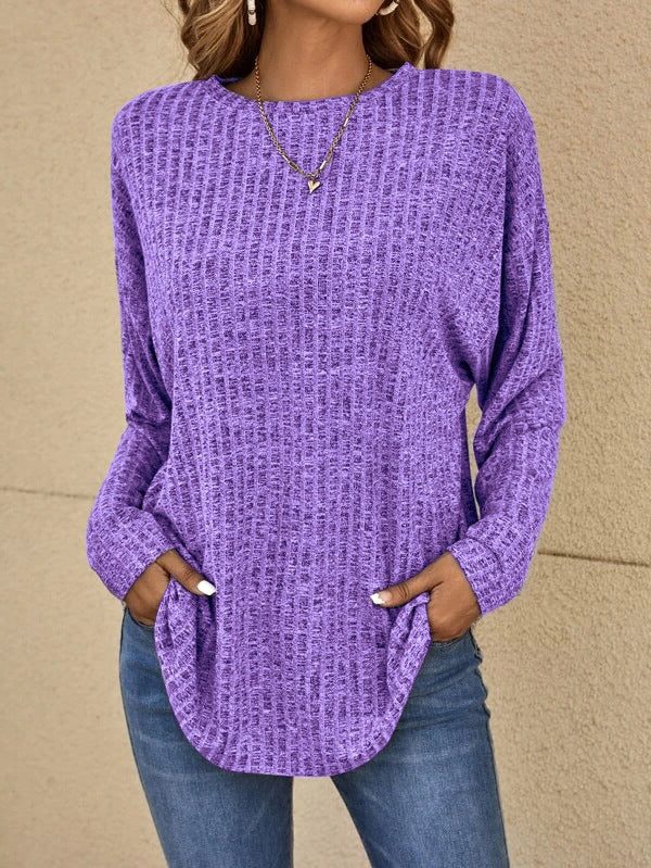 Keilani | Ribbed Knit Oversized Sweater with Long Sleeves for Women