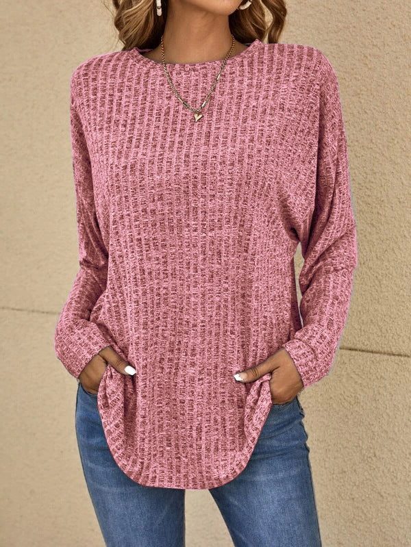 Keilani | Ribbed Knit Oversized Sweater with Long Sleeves for Women