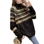 Klarissa | Fair Isle Sweater with Turtleneck for Women