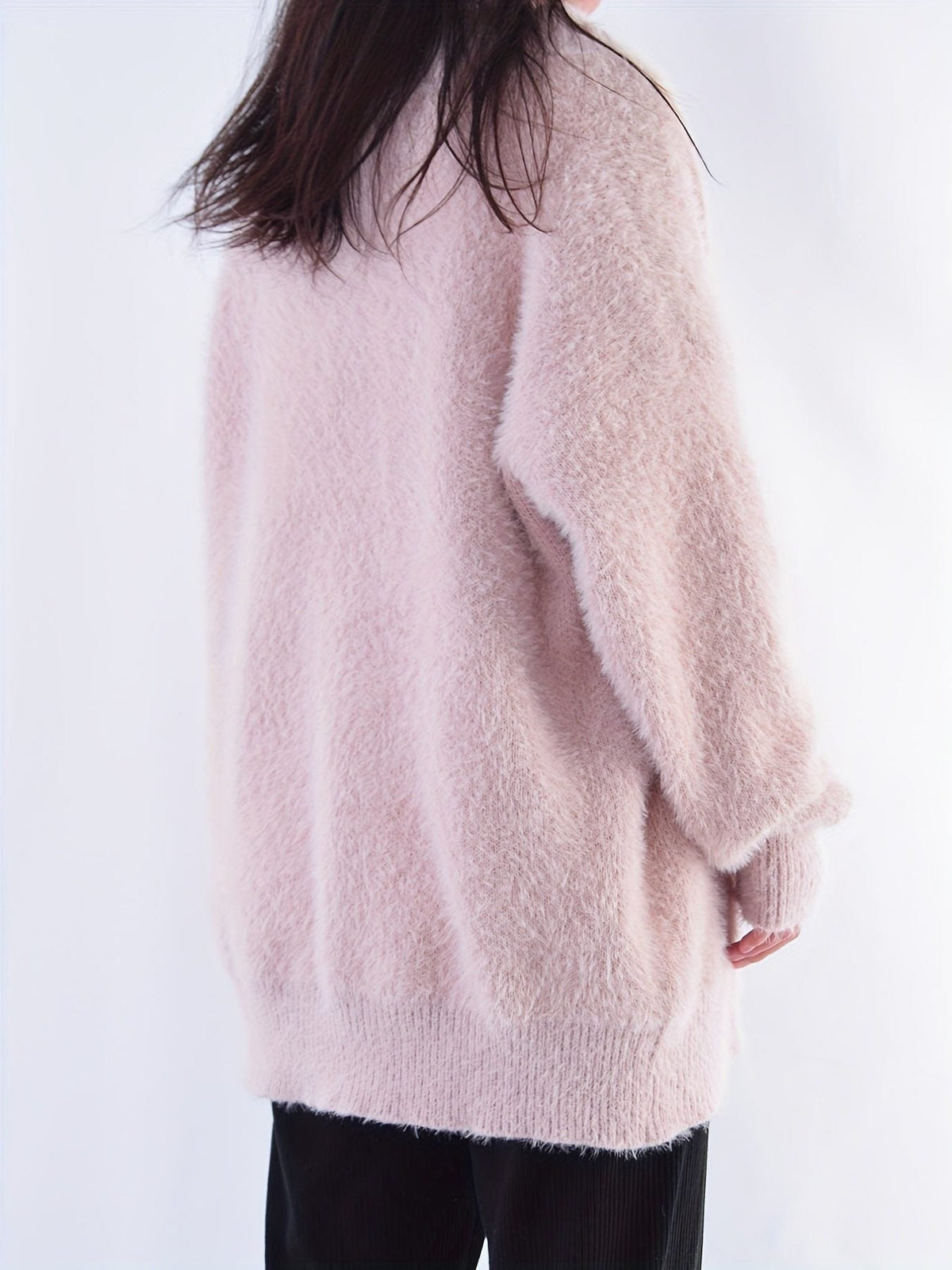 Laverne | Long Cardigan with V-Neck for Women