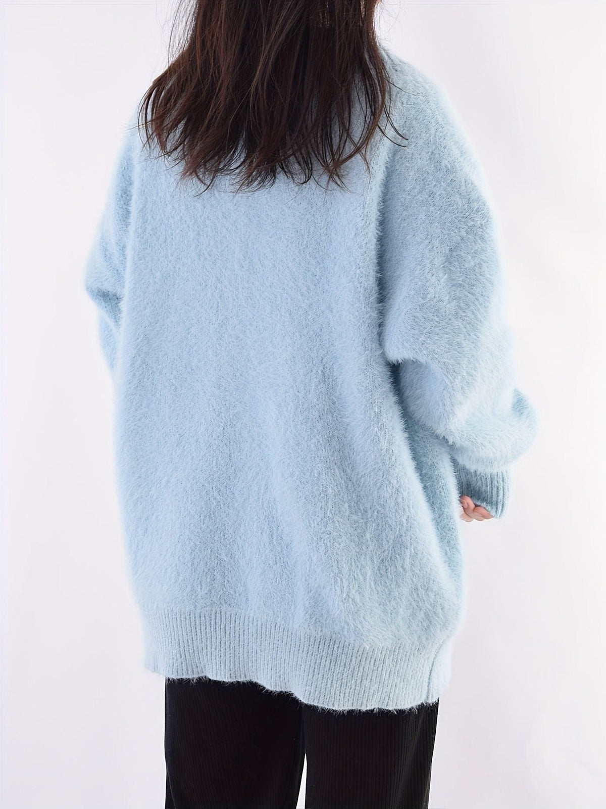 Laverne | Long Cardigan with V-Neck for Women