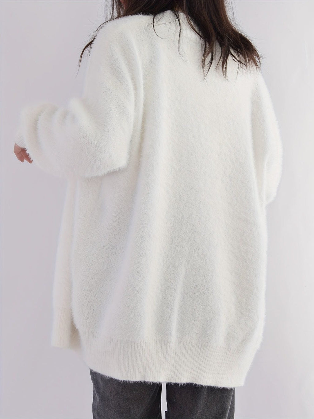 Laverne | Long Cardigan with V-Neck for Women