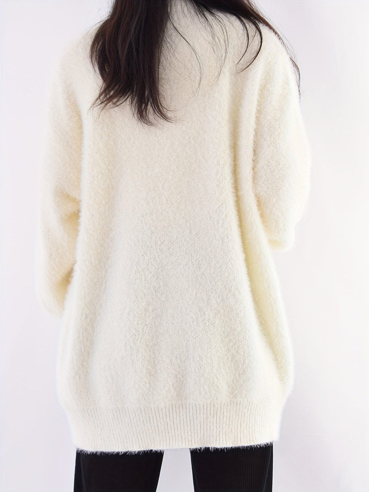 Laverne | Long Cardigan with V-Neck for Women