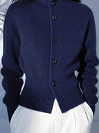 Lilibet | Button Cardigan with High Neck for Women