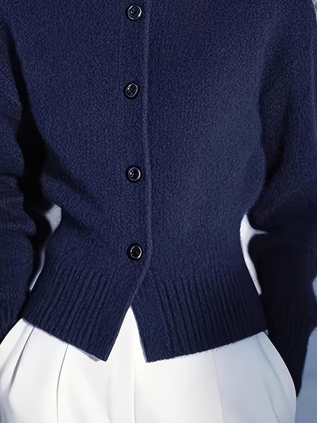 Lilibet | Button Cardigan with High Neck for Women