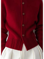 Lilibet | Button Cardigan with High Neck for Women