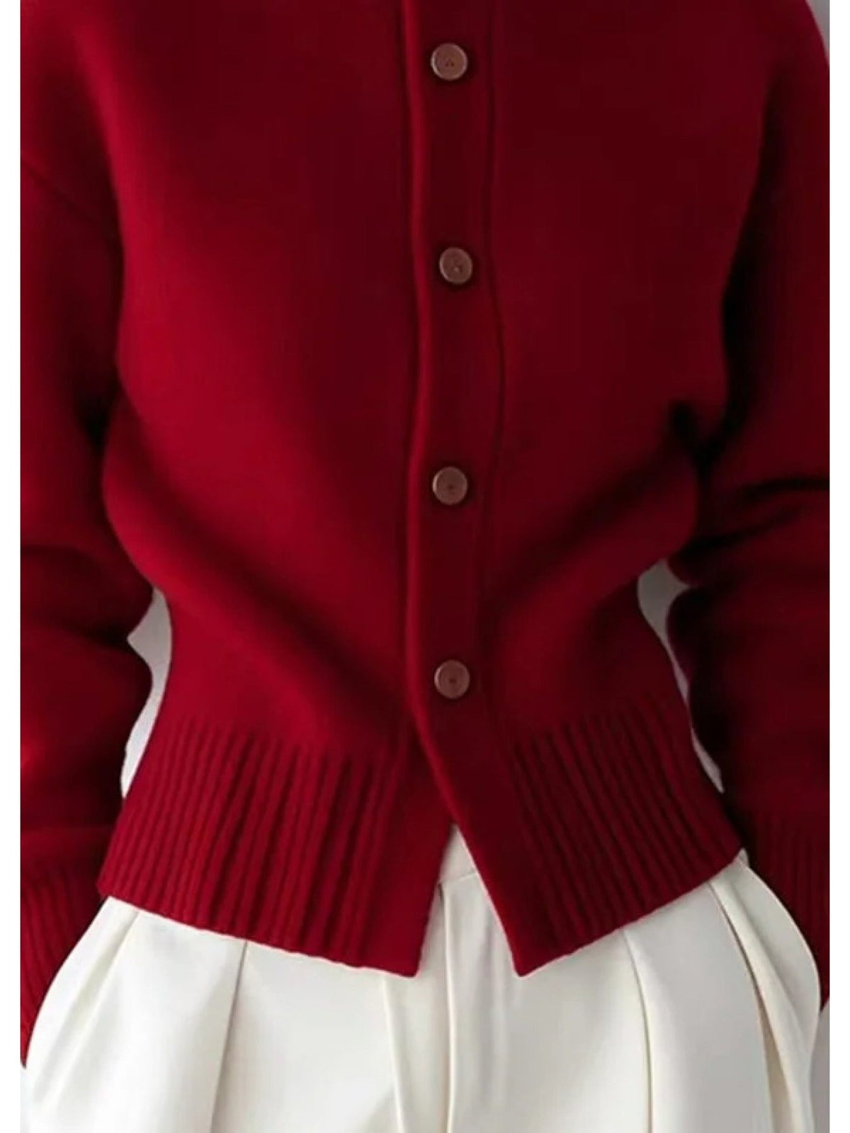 Lilibet | Button Cardigan with High Neck for Women