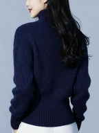 Lilibet | Button Cardigan with High Neck for Women