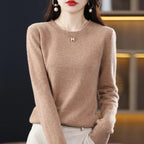 Lucetta | Crew Neck Cashmere Sweater for Women