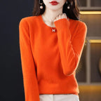 Lucetta | Crew Neck Cashmere Sweater for Women
