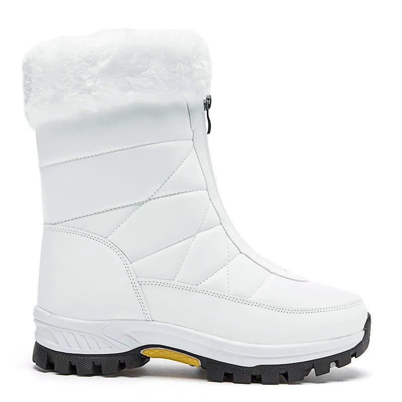 Mariette | Snow Boots with Faux Fur Cuff for Women